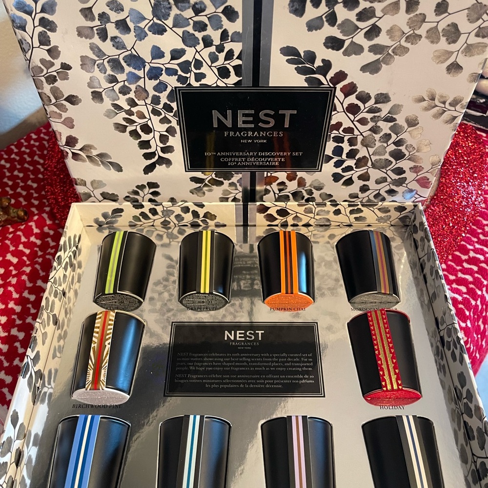 NEST Fragrances 10th Anniversary Set with Black and Red Design